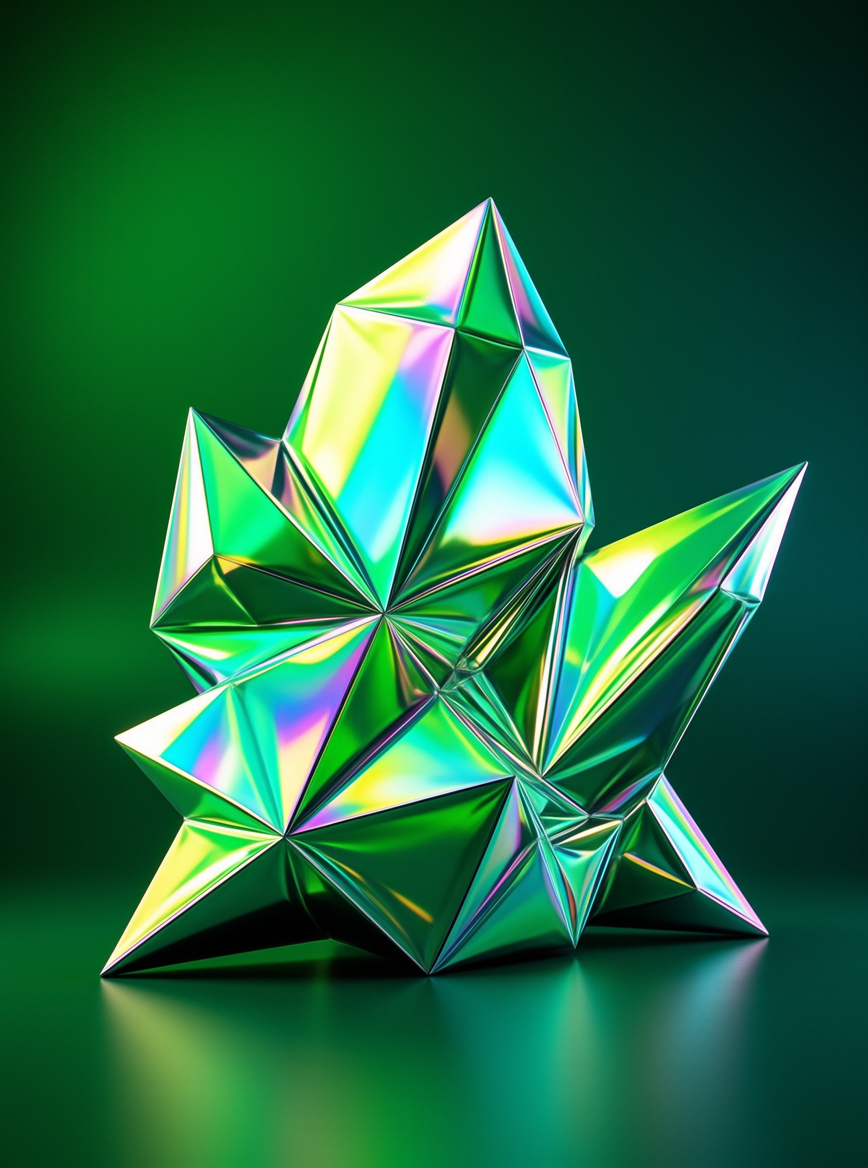Iridescent Geometric Crystal