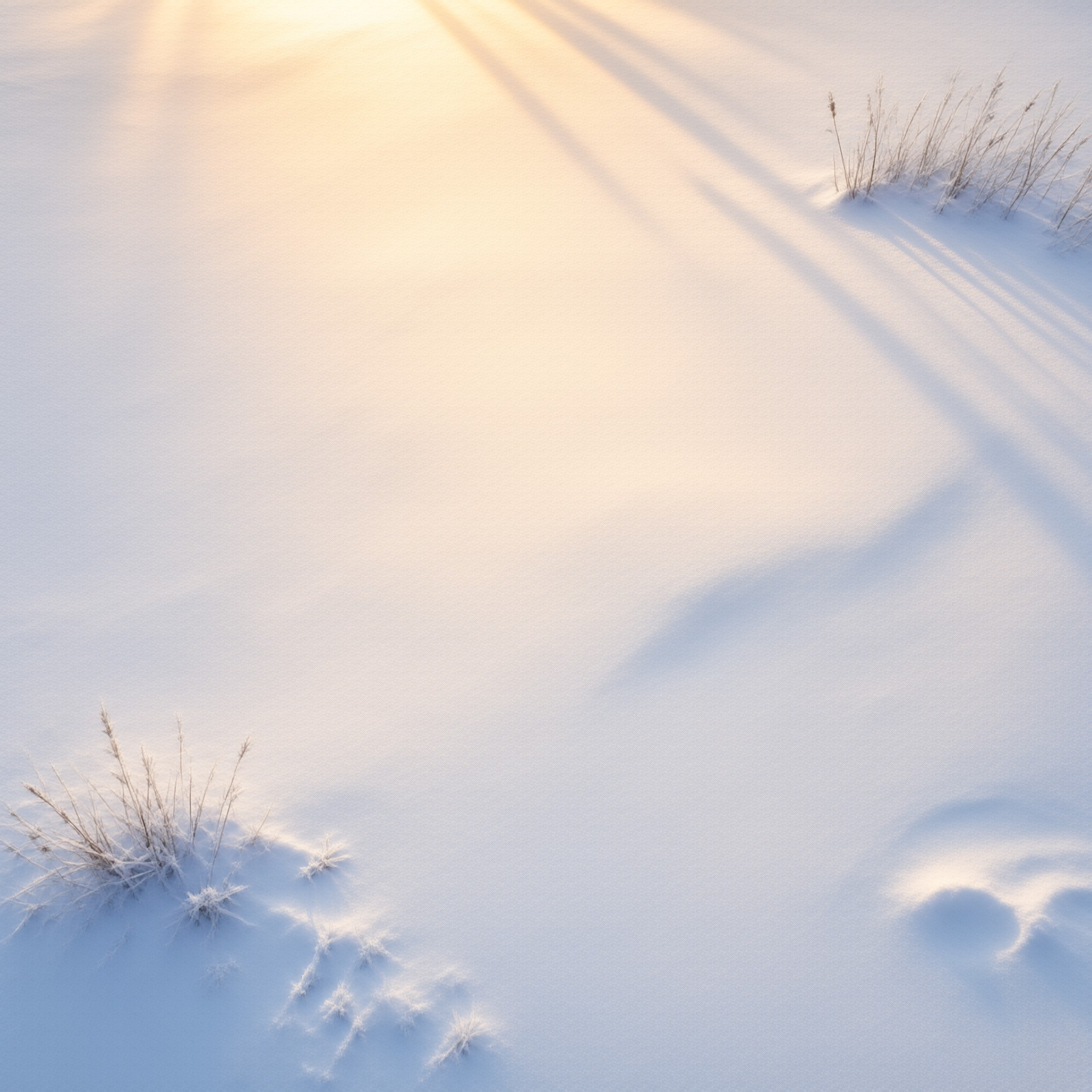 Serene Winter Snowscape