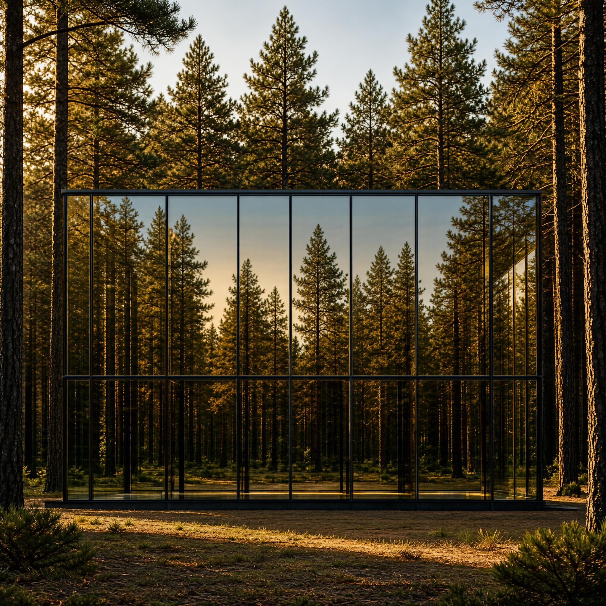Glass Structure in Forest