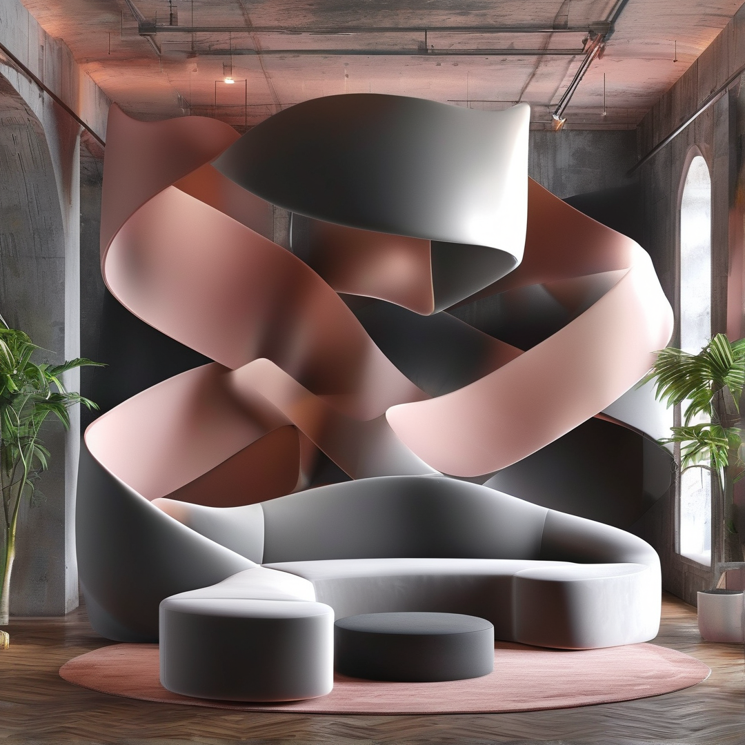 Modern Organic Lounge Space
