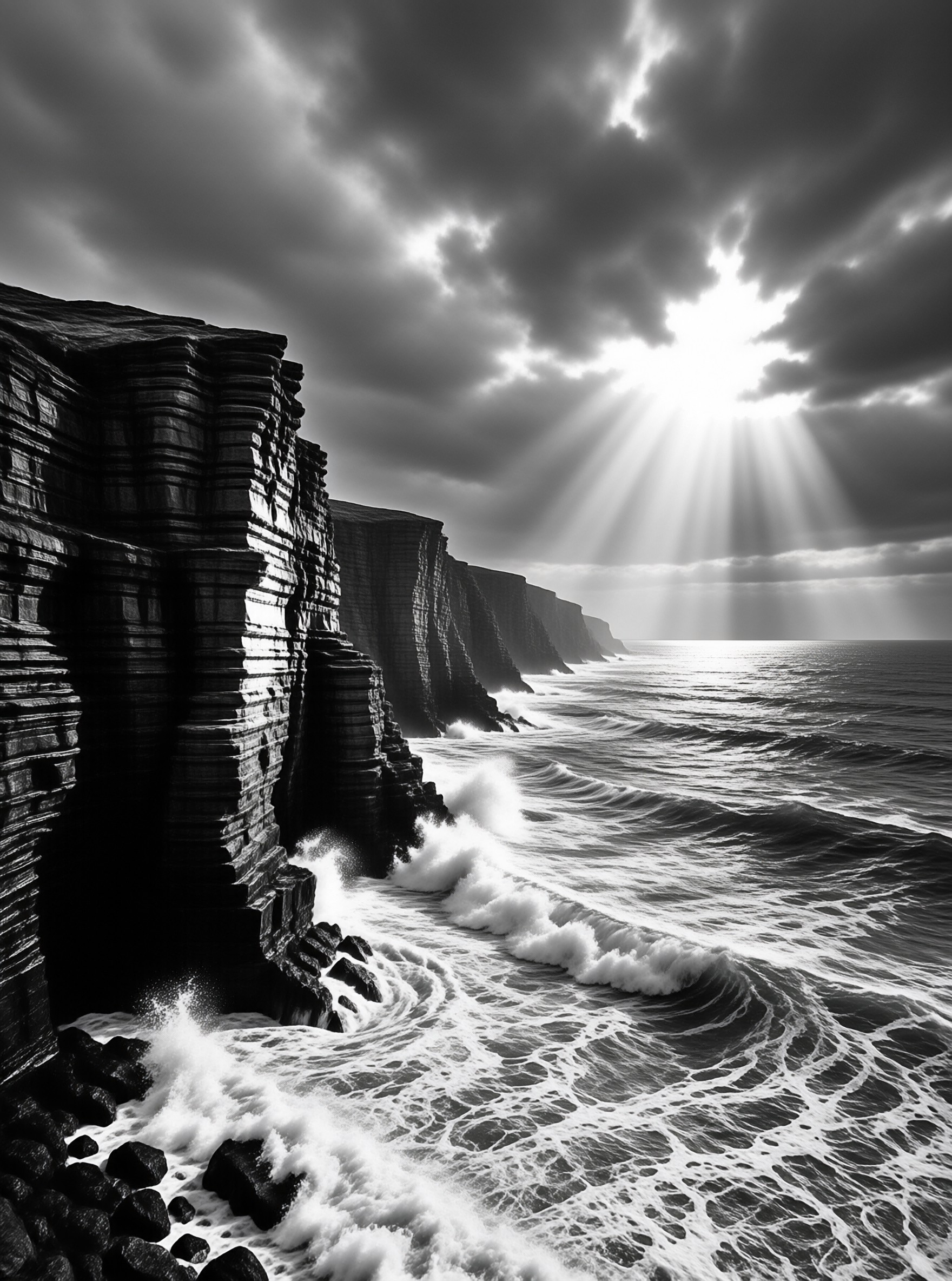 Dramatic Coastal Cliffs
