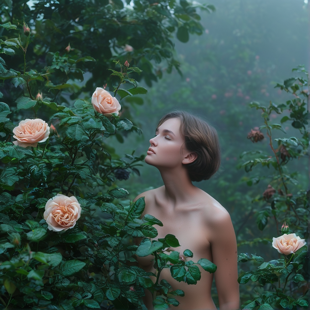 Misty Rose Garden Muse