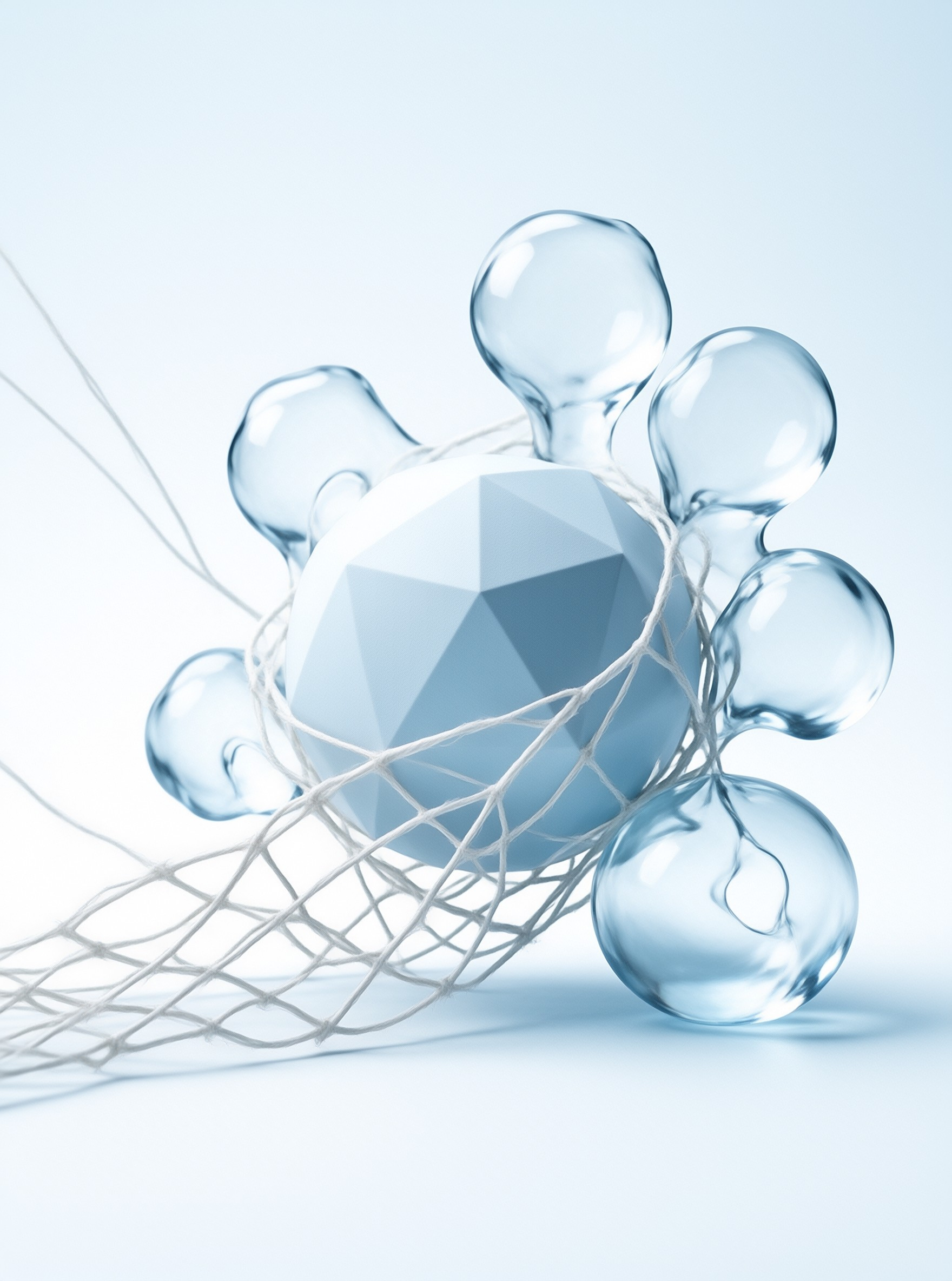 Geometric Core with Transparent Spheres