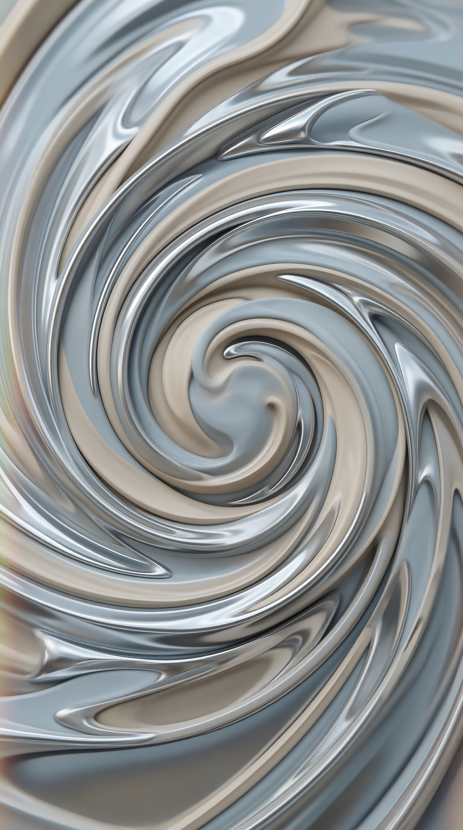 Metallic Liquid Spiral