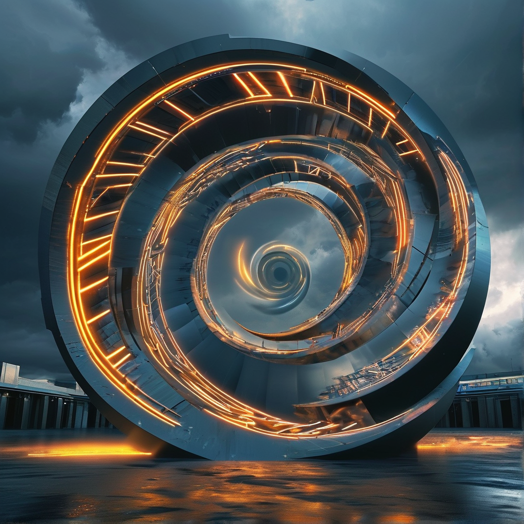 Futuristic Circular Portal