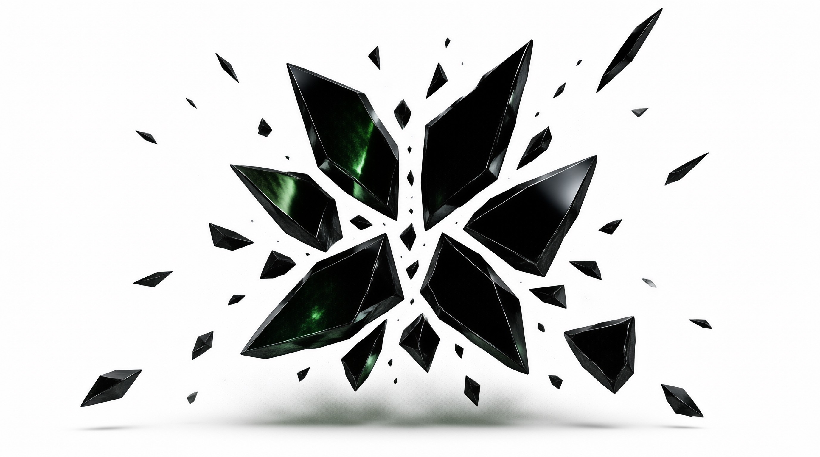 Exploding Black Shards