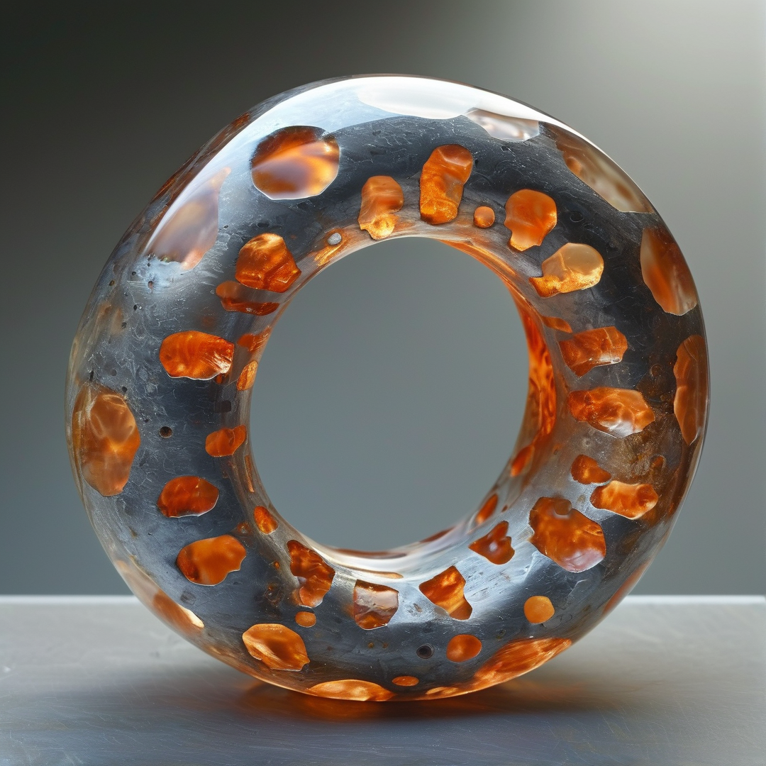 Mottled Torus Sculpture