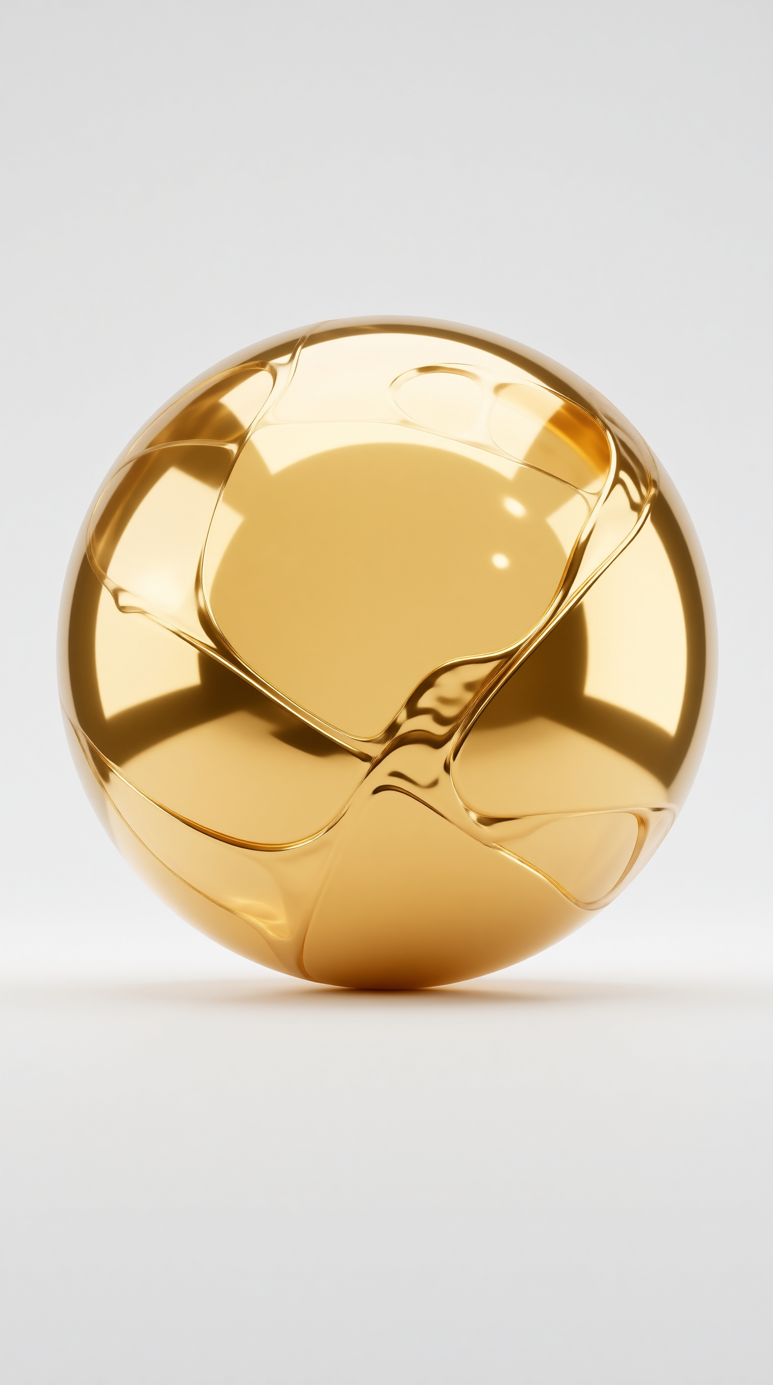Glossy Golden Sphere