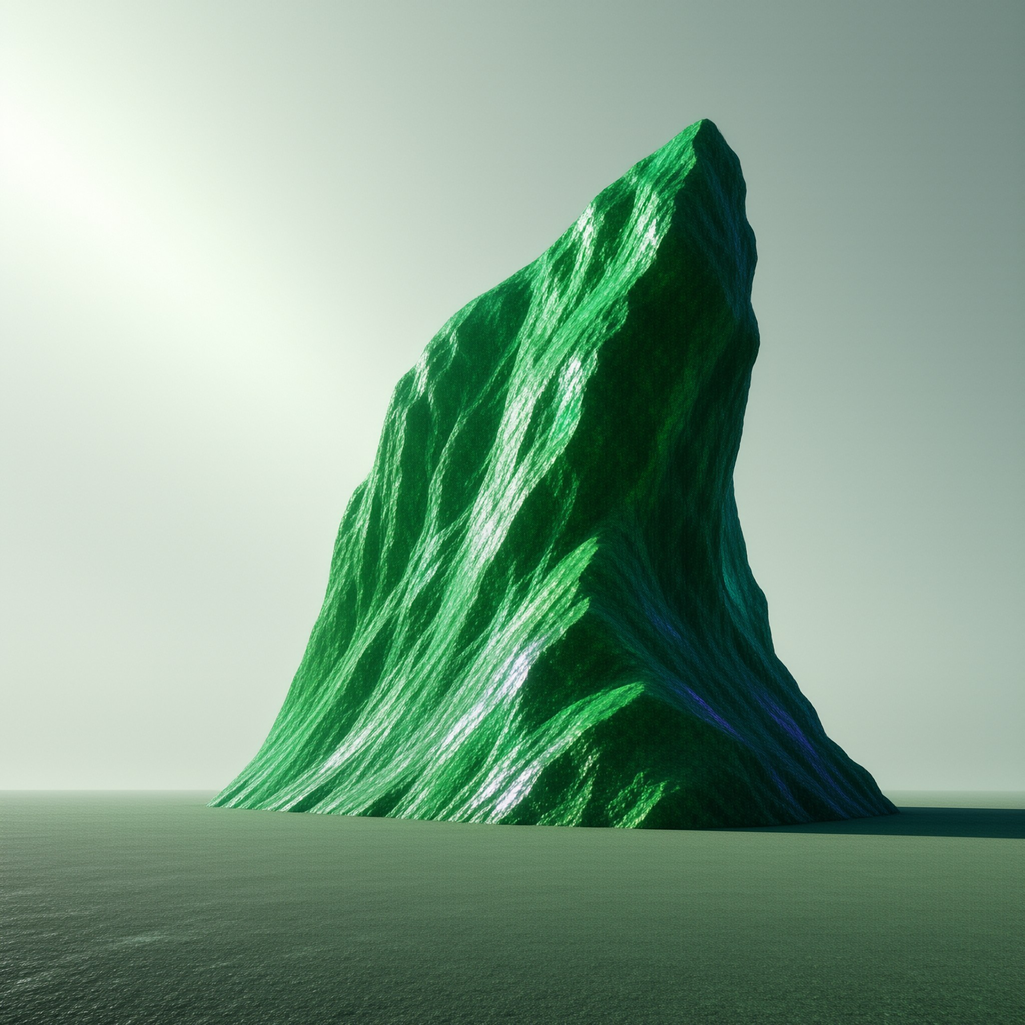 Green Crystal Monolith