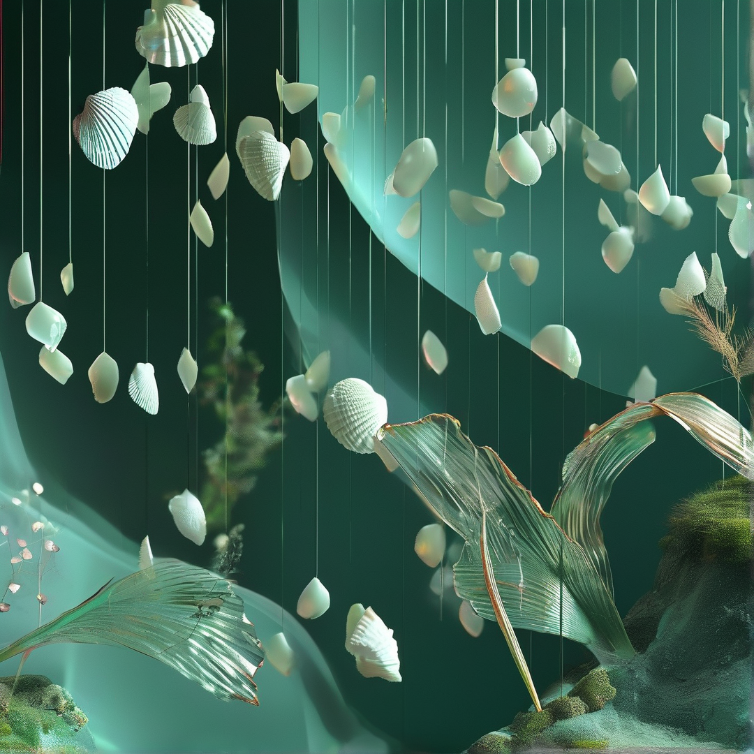 Suspended Seashell Dreamscape