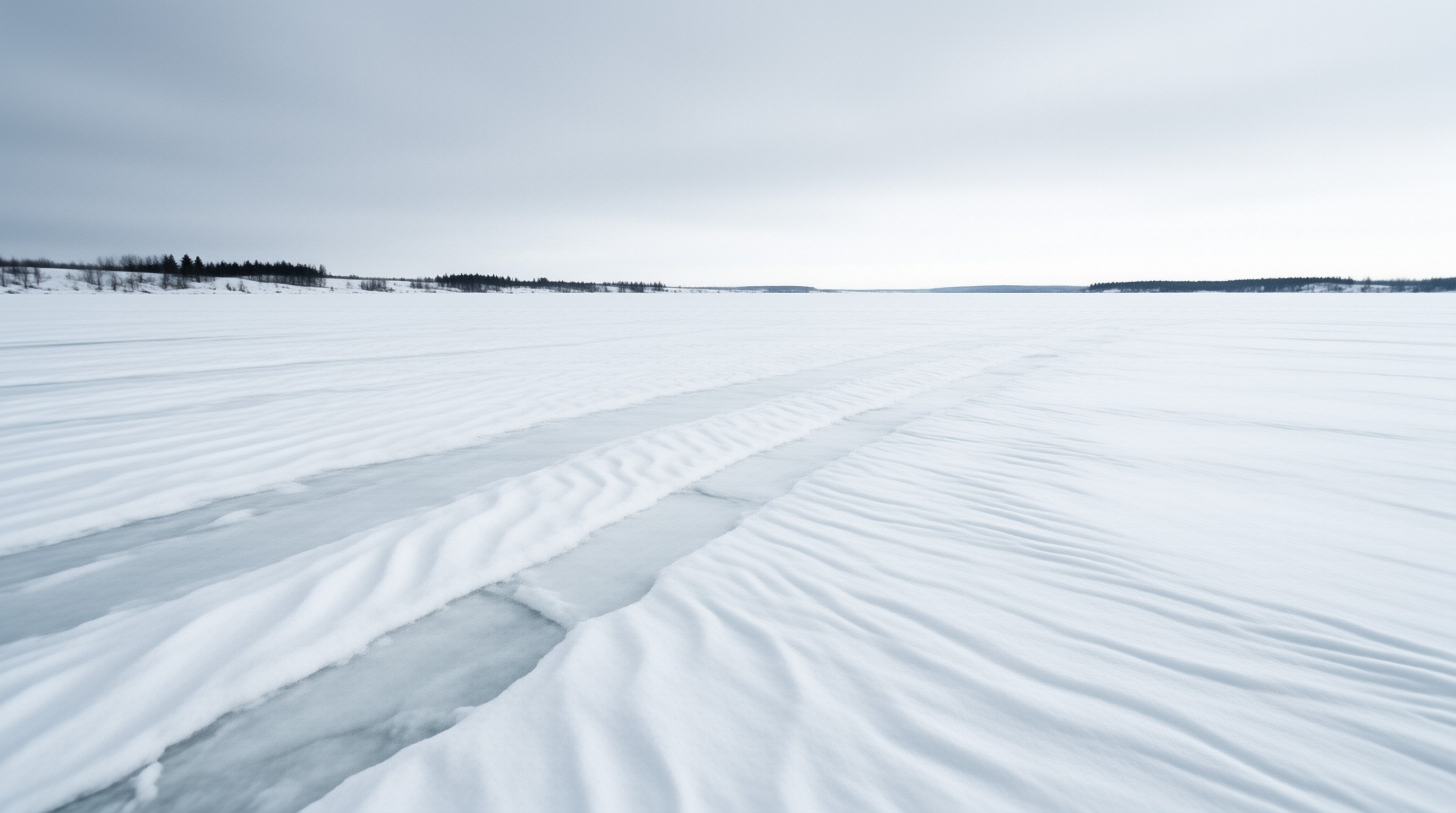 Winter Ice Landscape