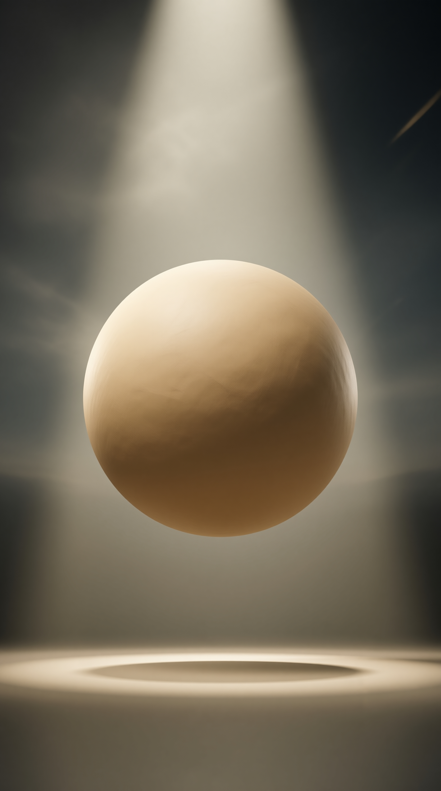 Floating Sphere in Light