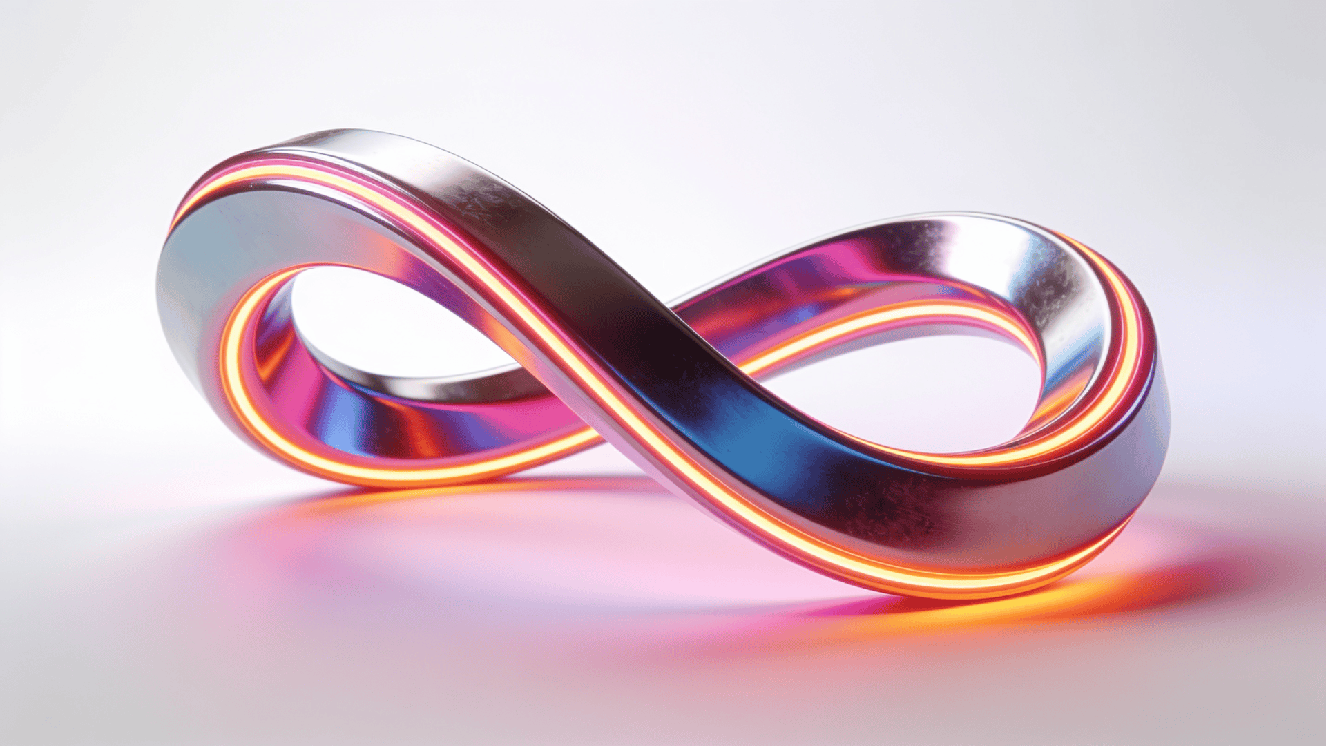 Neon Mobius Strip