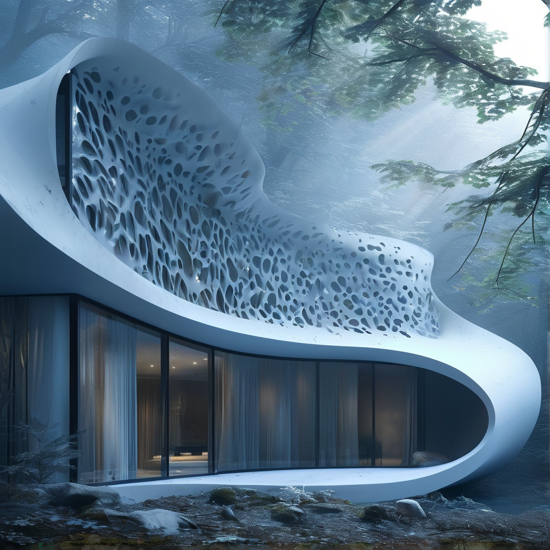 Futuristic Forest House