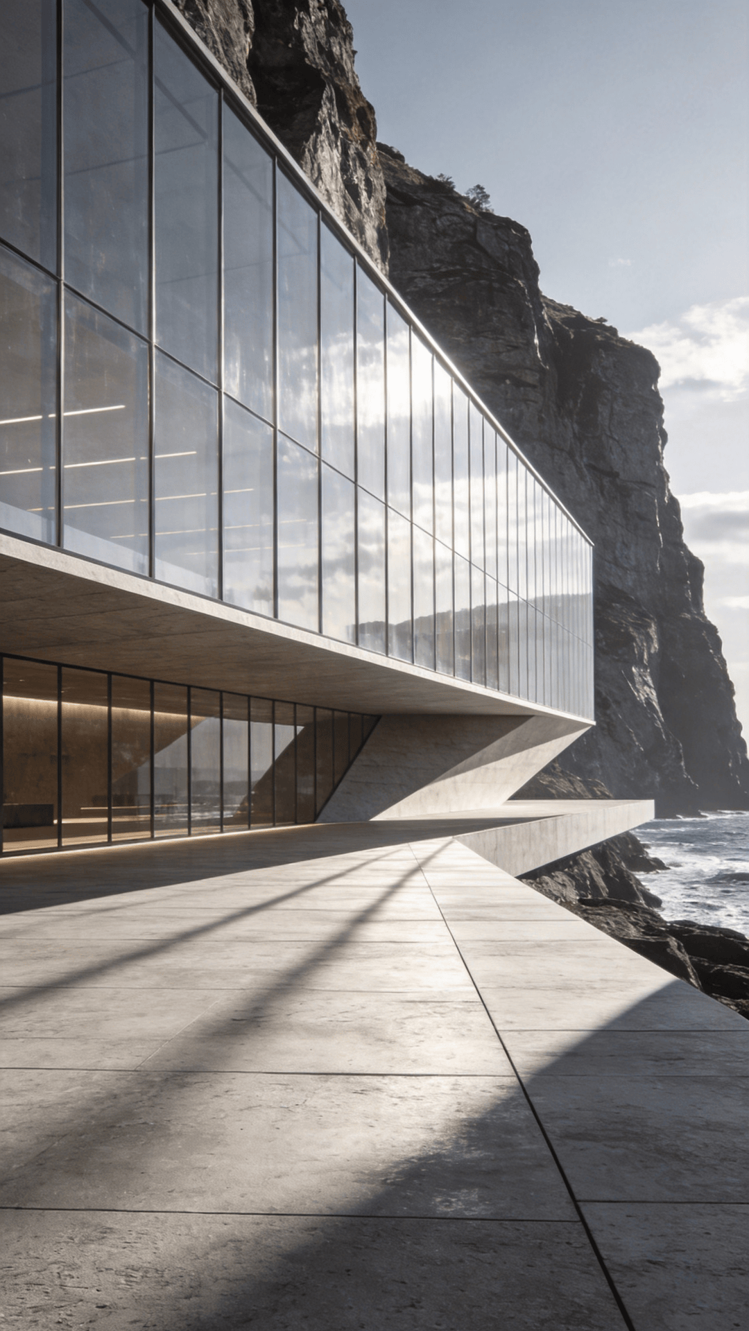 Cultural center in Coastal cliff