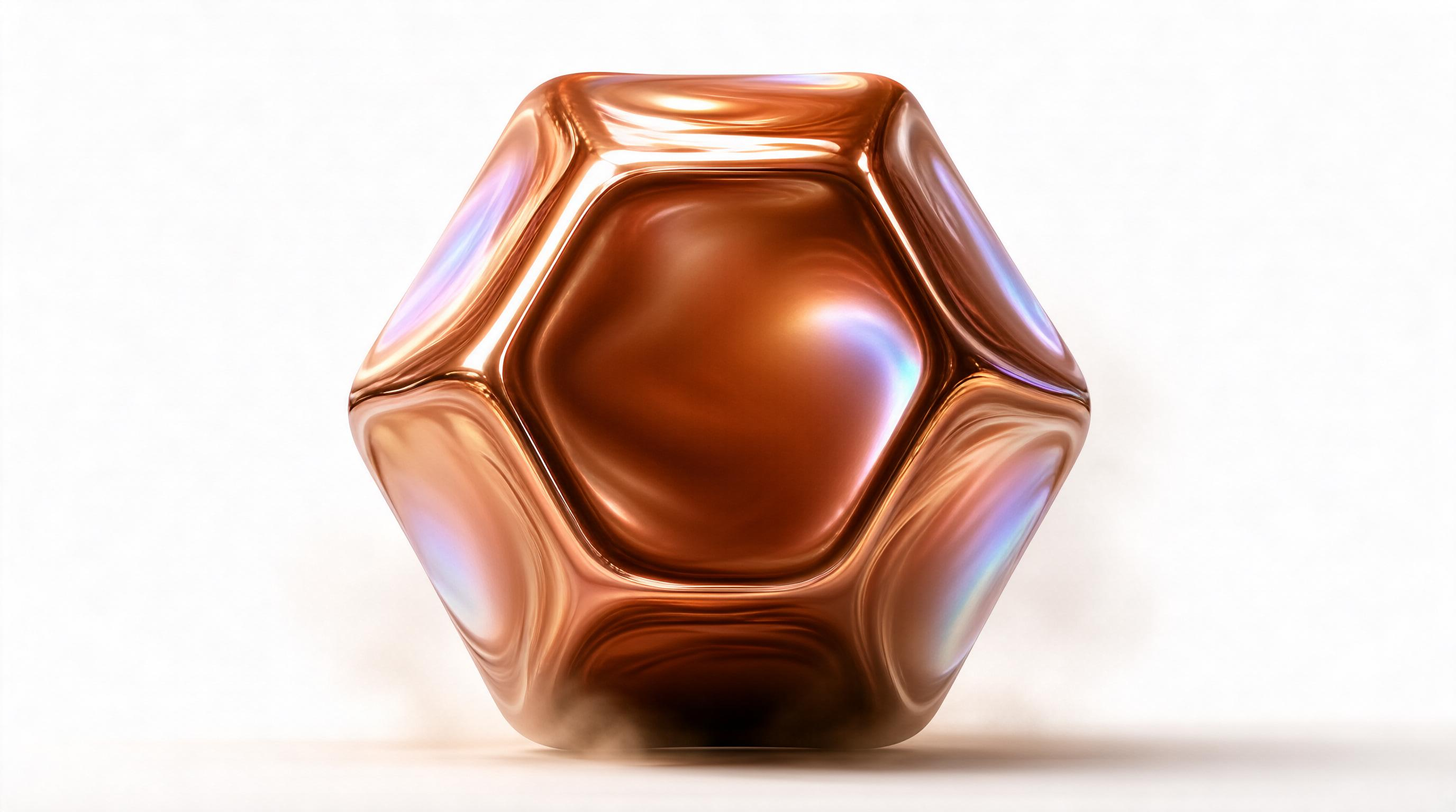 Copper Hexagonal Object