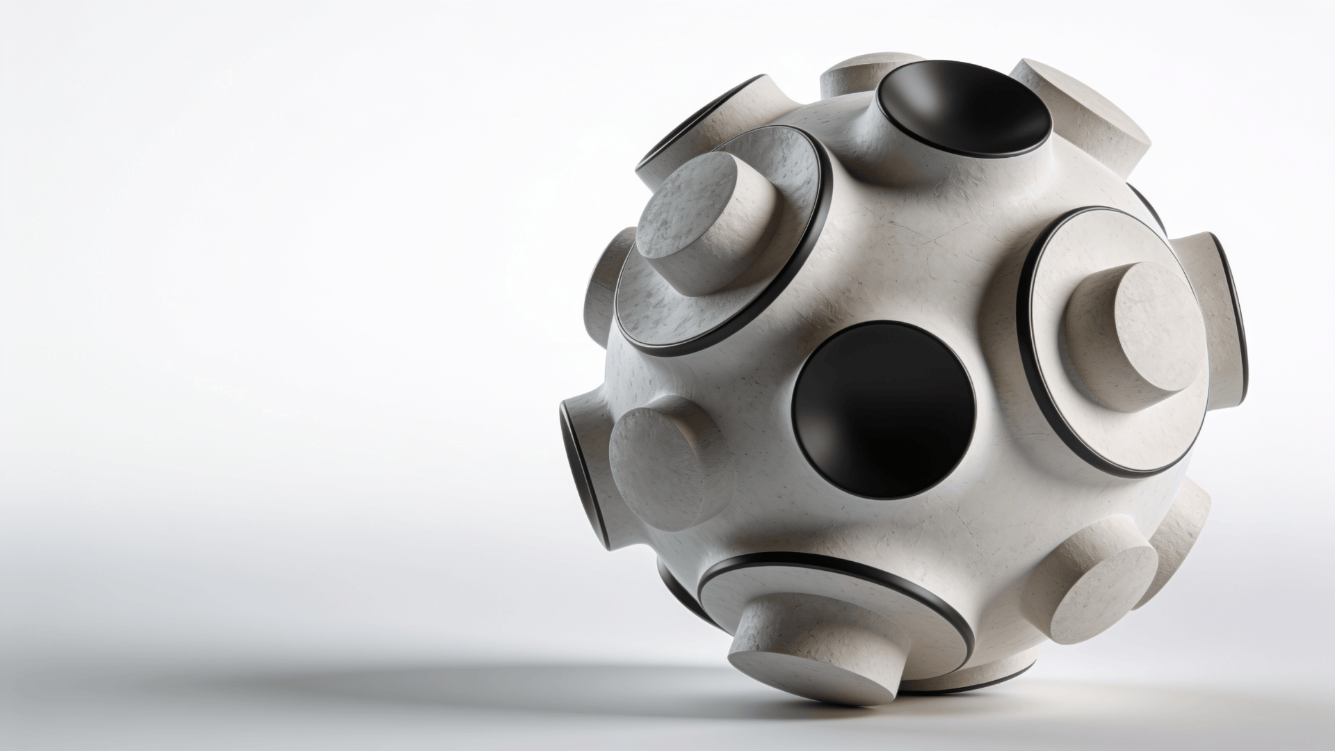 Surreal Geometric Sphere