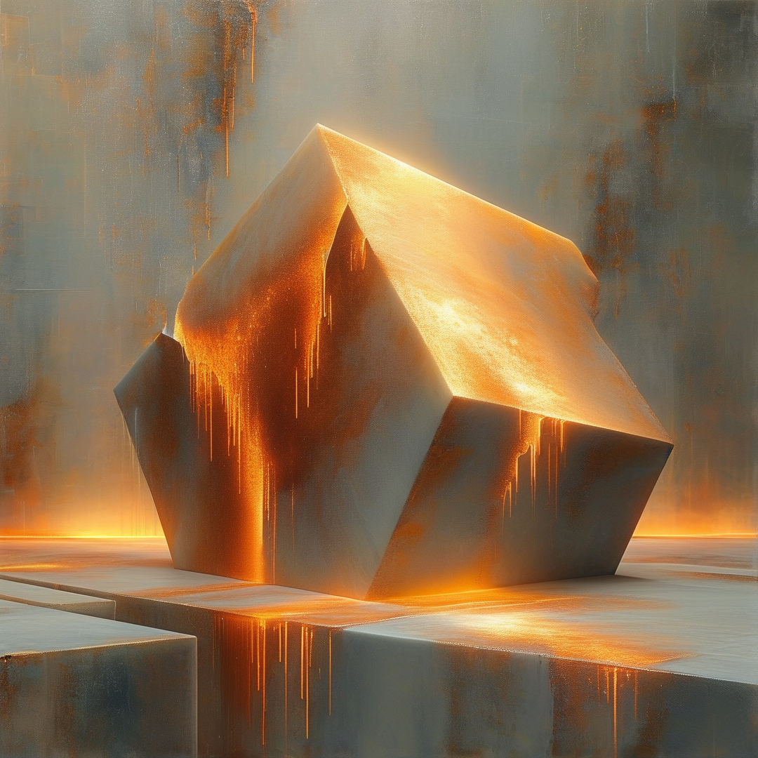 Concrete Polyhedron — Molten Light Study