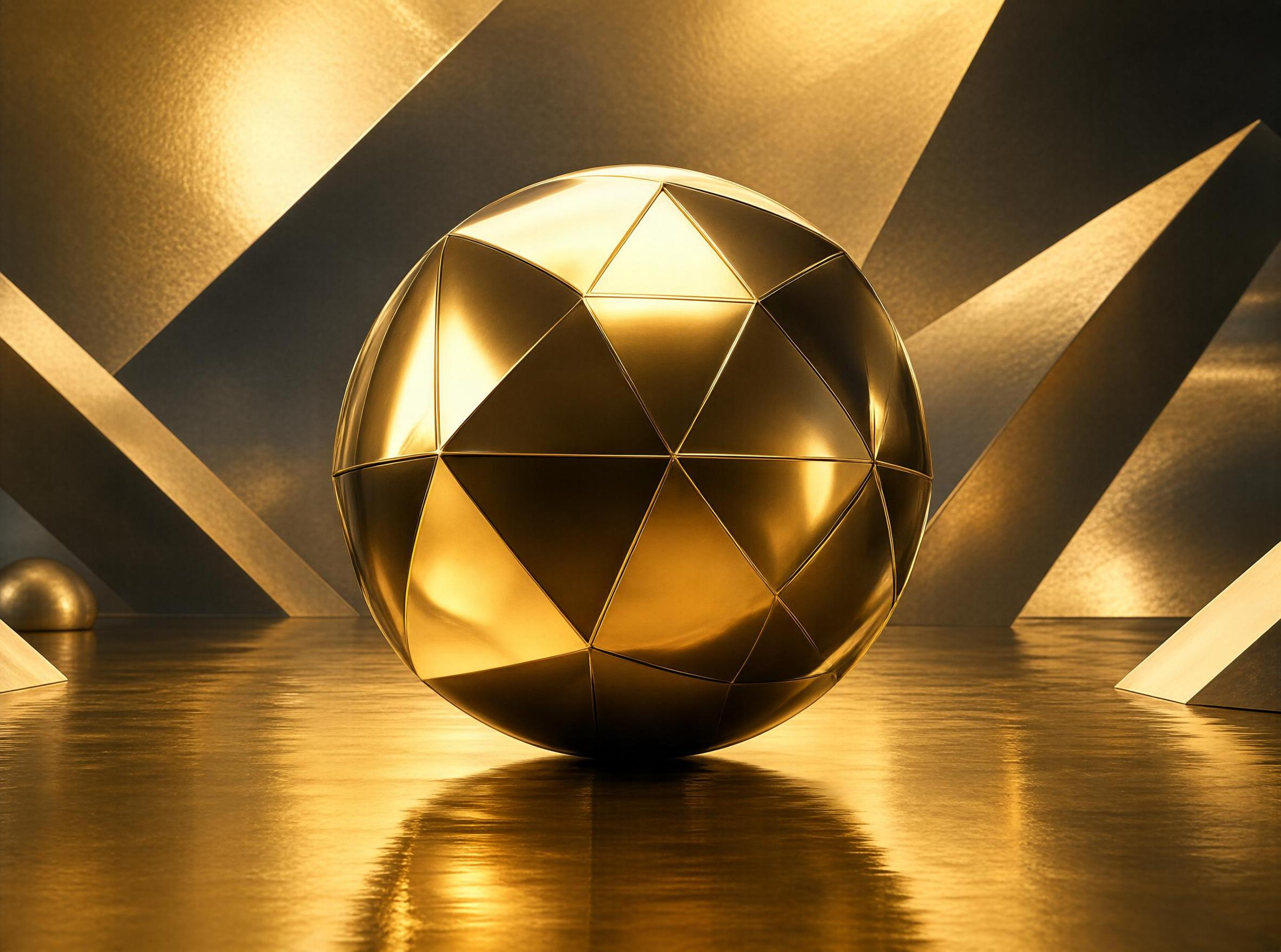 Golden Geodesic Sphere