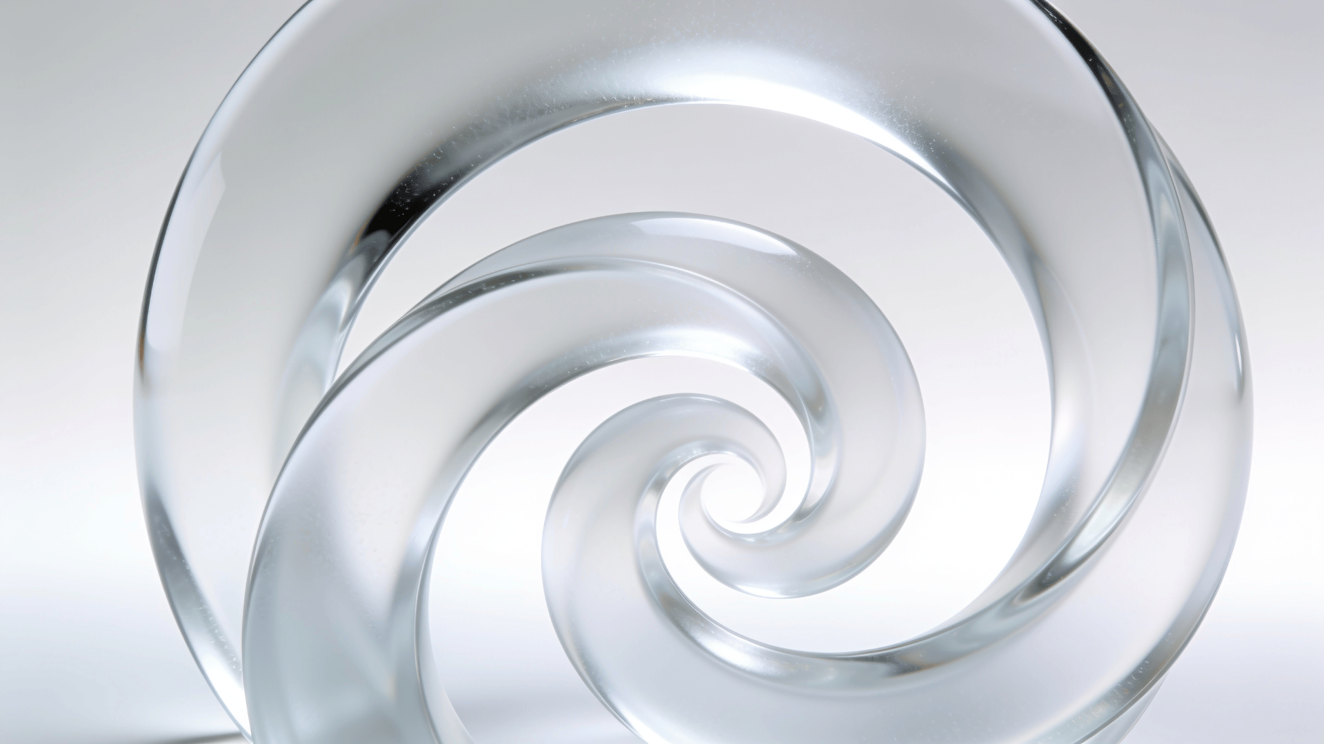 Frosted Glass Spiral
