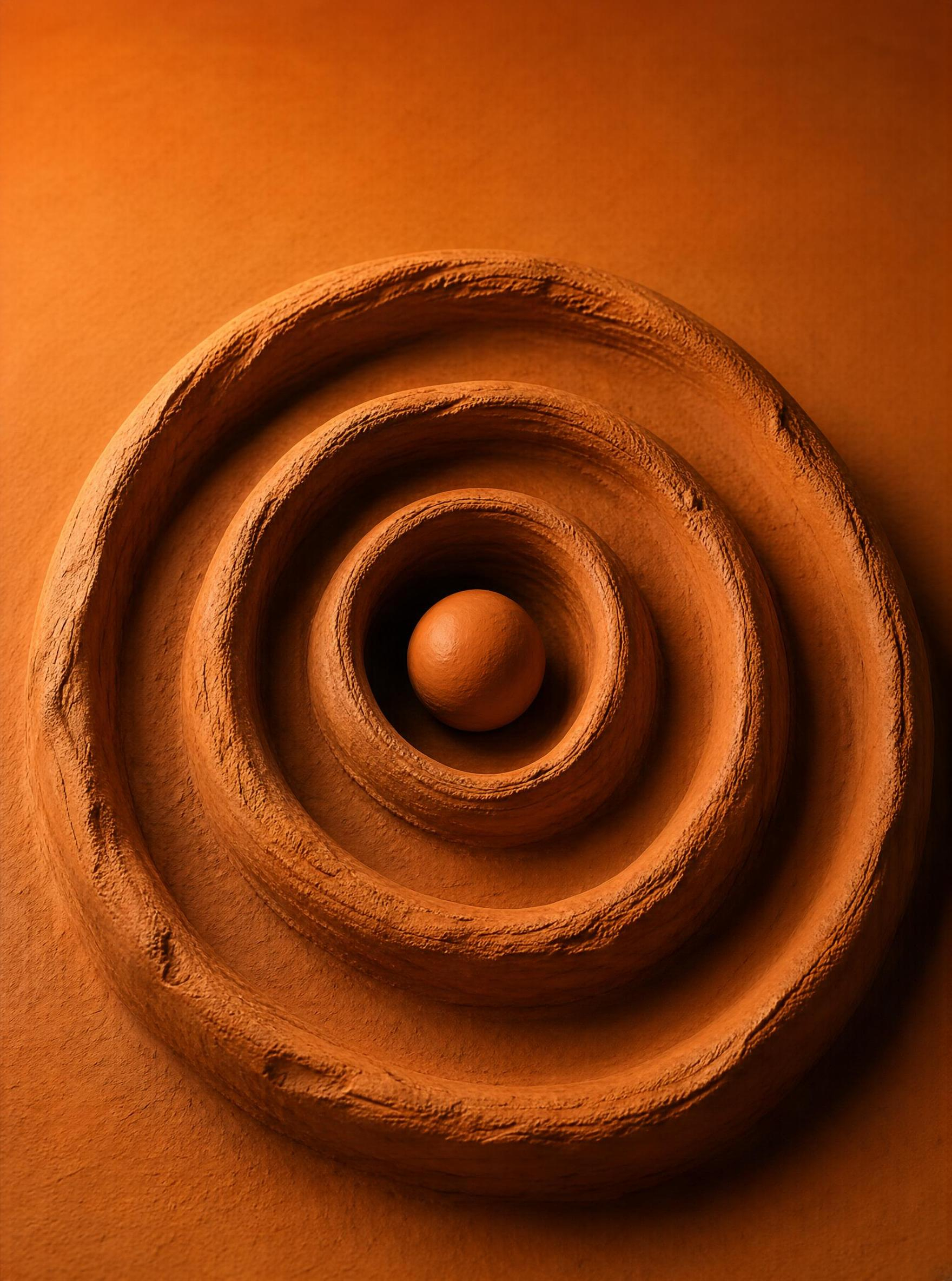 Terracotta Spiral
