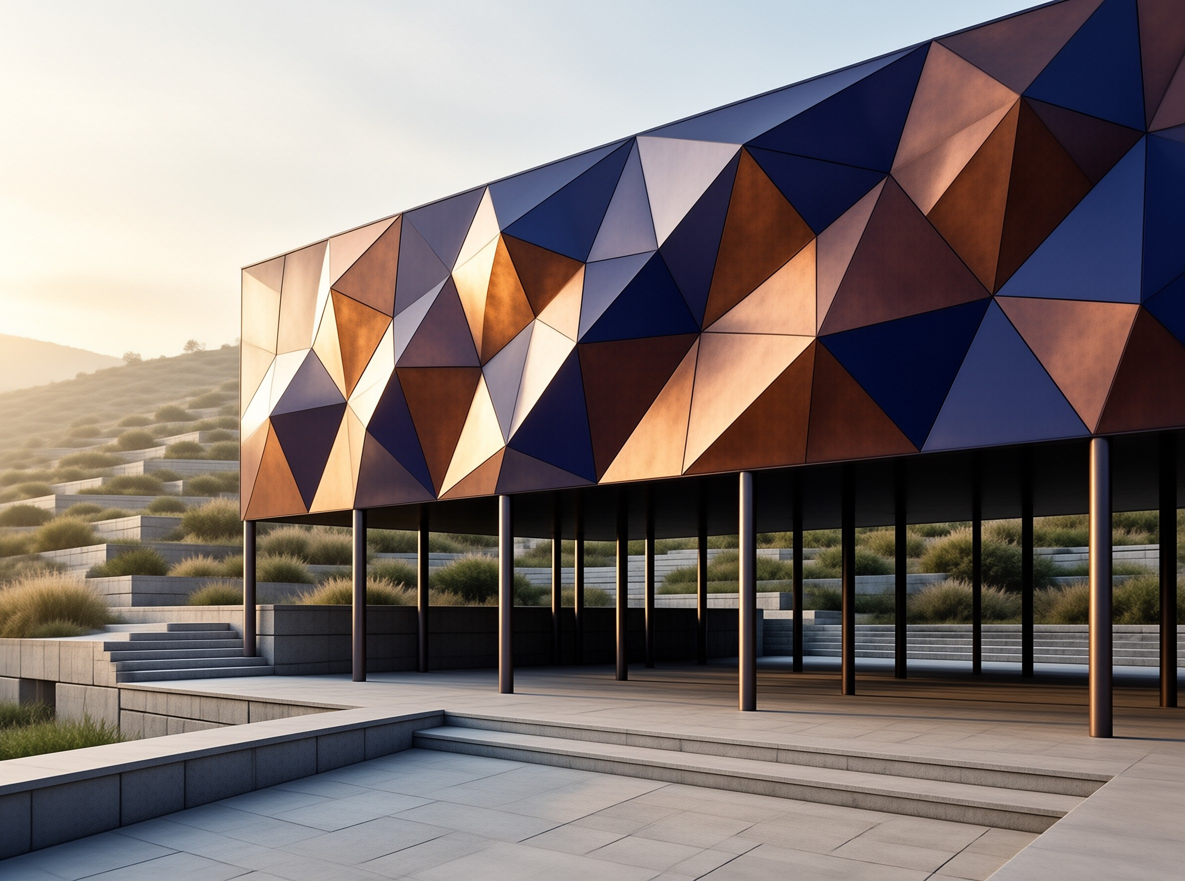 Modern Geometric Pavilion