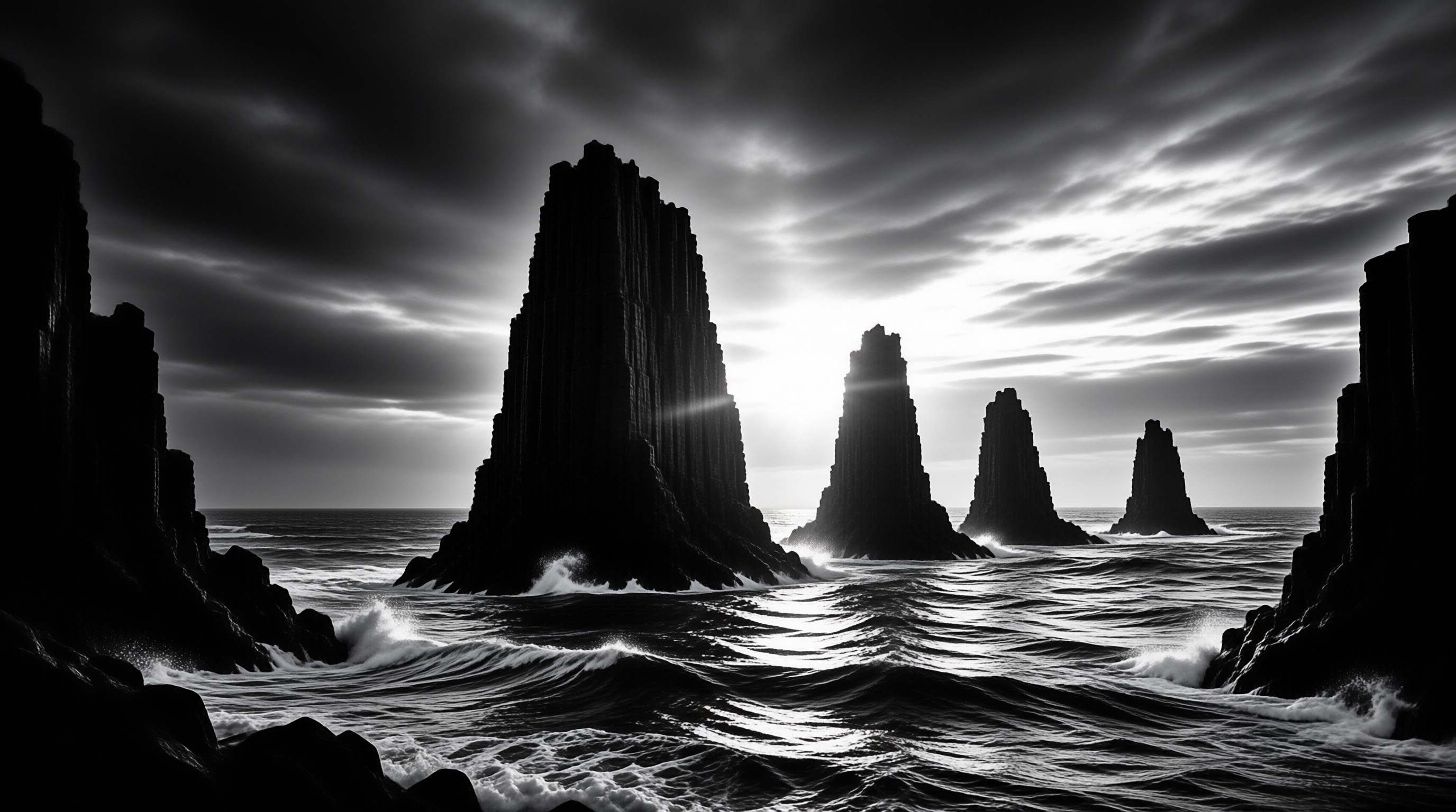 Dramatic Sea Stacks