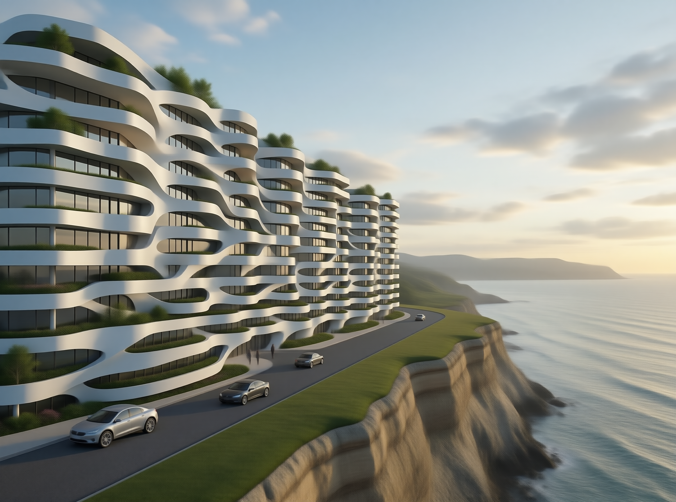 Futuristic Coastal Architecture