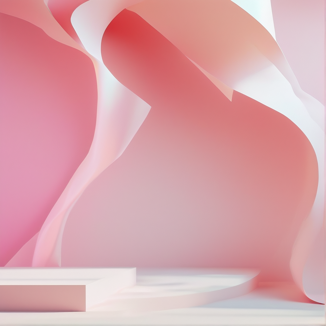 Abstract Pink Forms