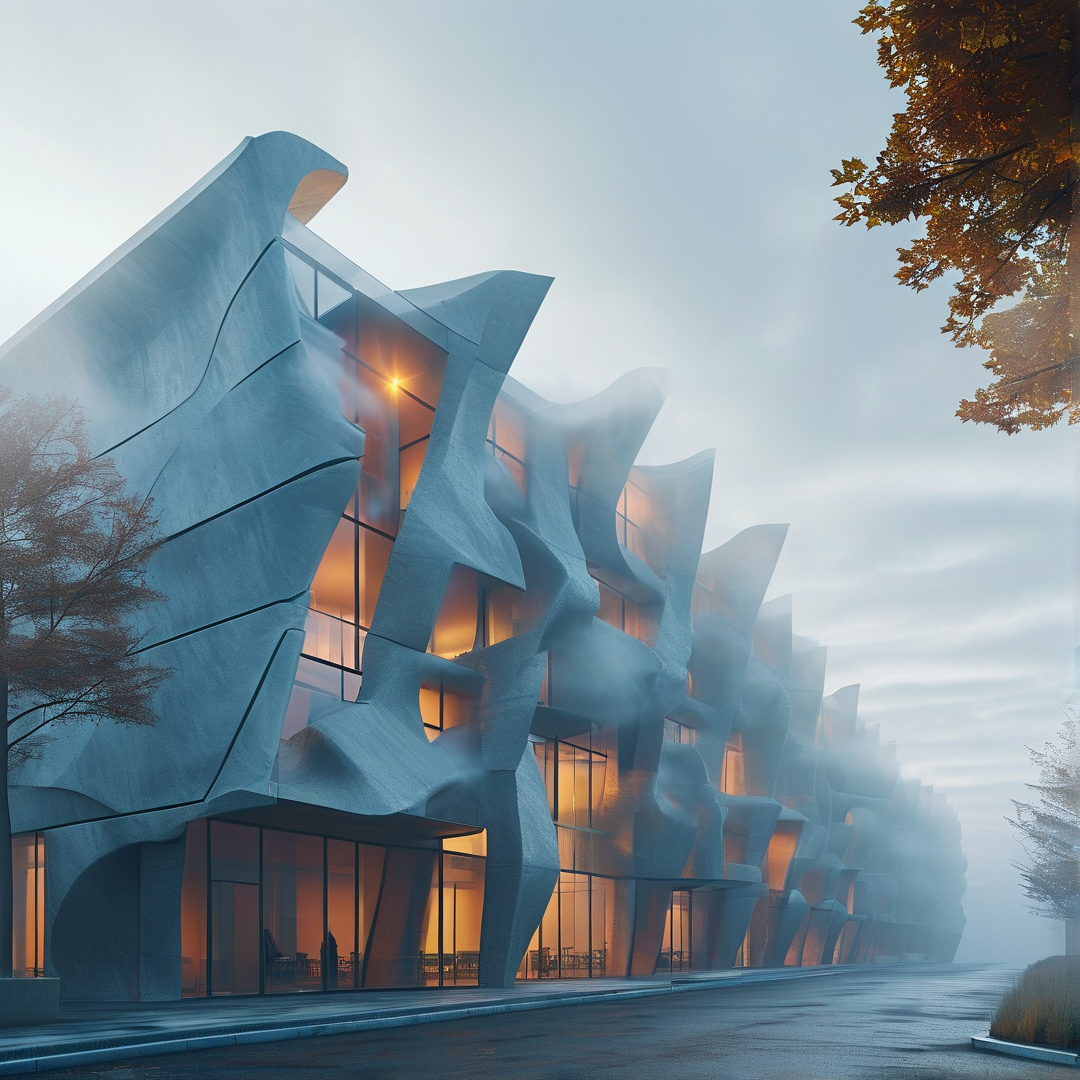 Modern Sculptural Building