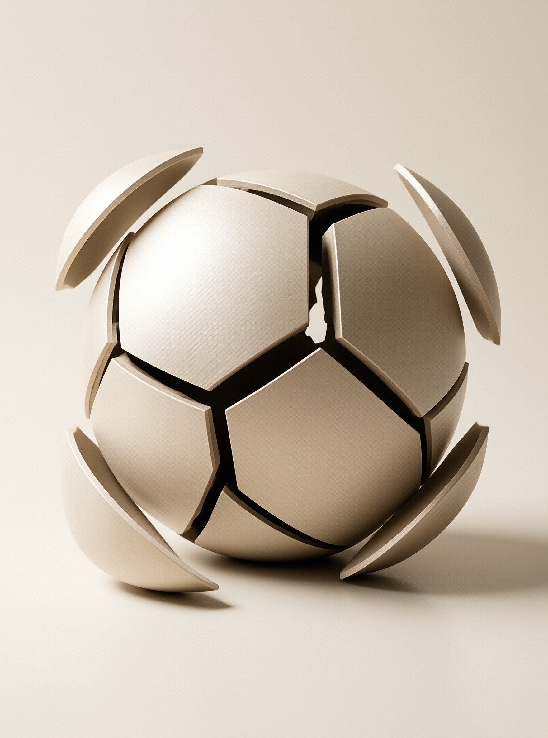 Geometric Metal Sphere