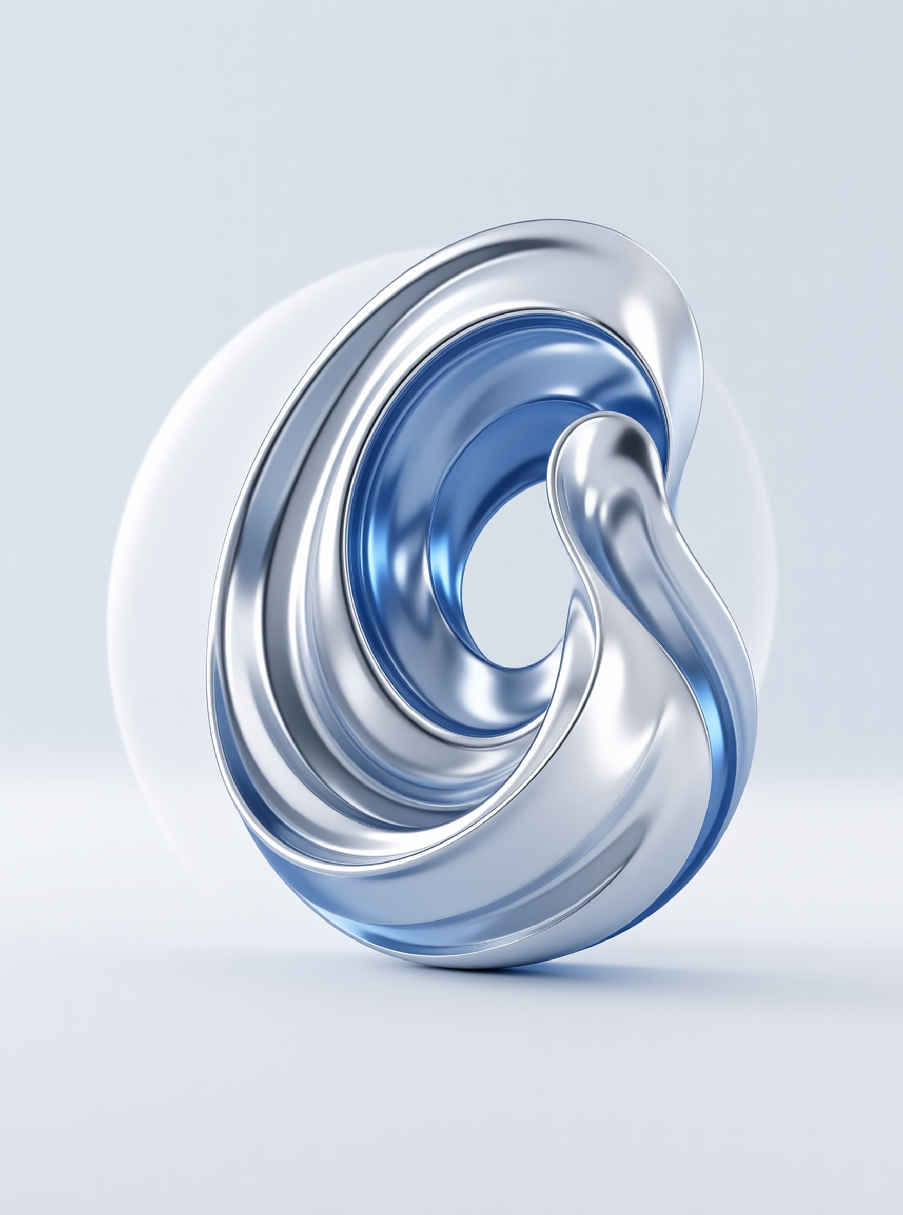 Abstract Metallic Sculpture