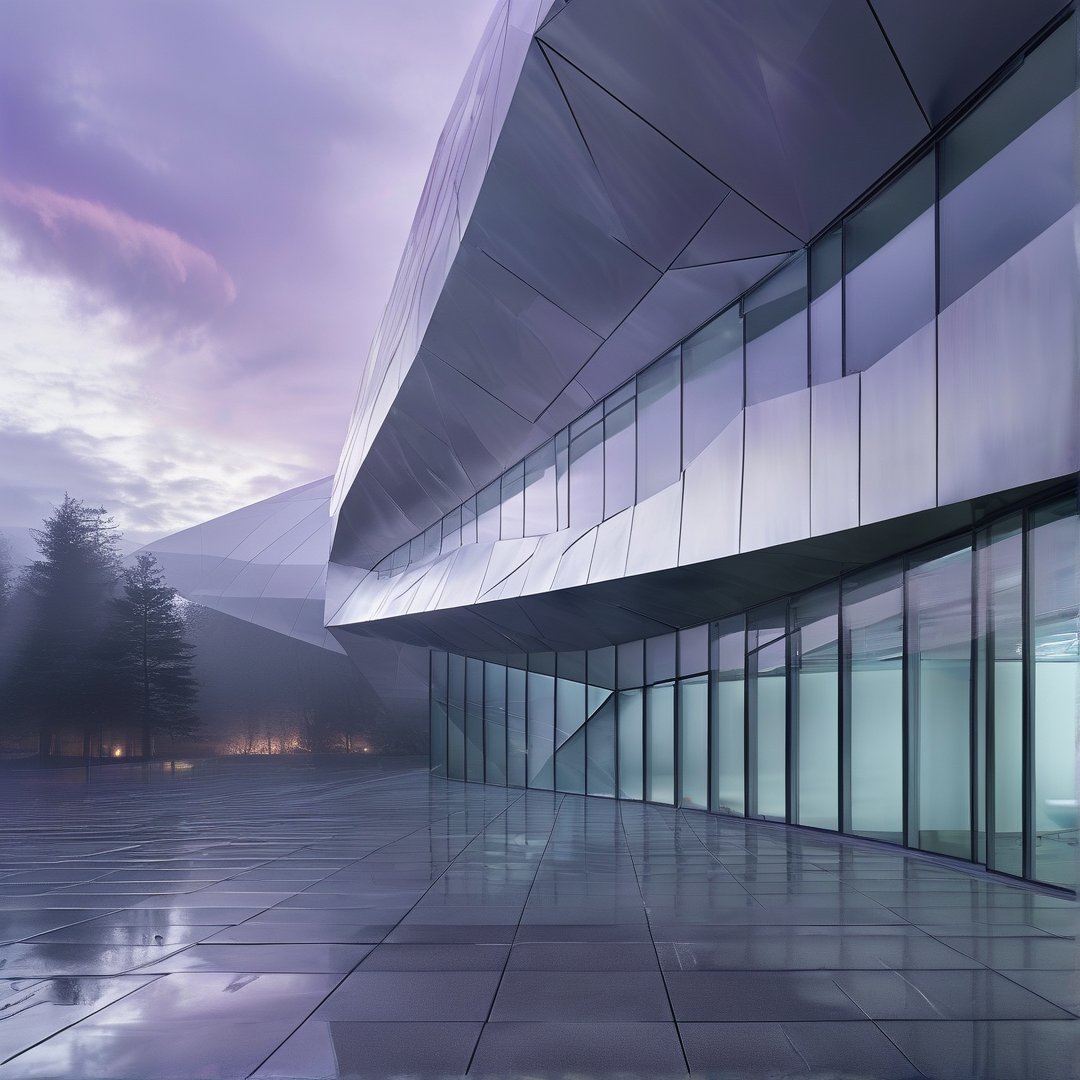 Futuristic Metal Facade