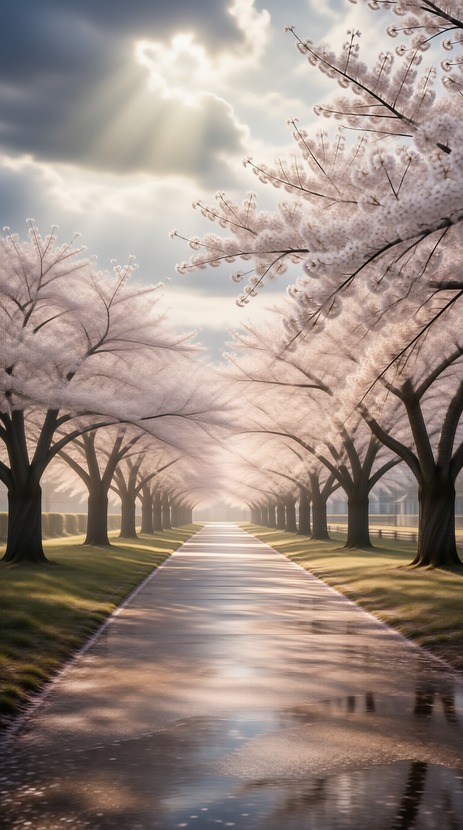 Sakura Tunnel in Morning Light