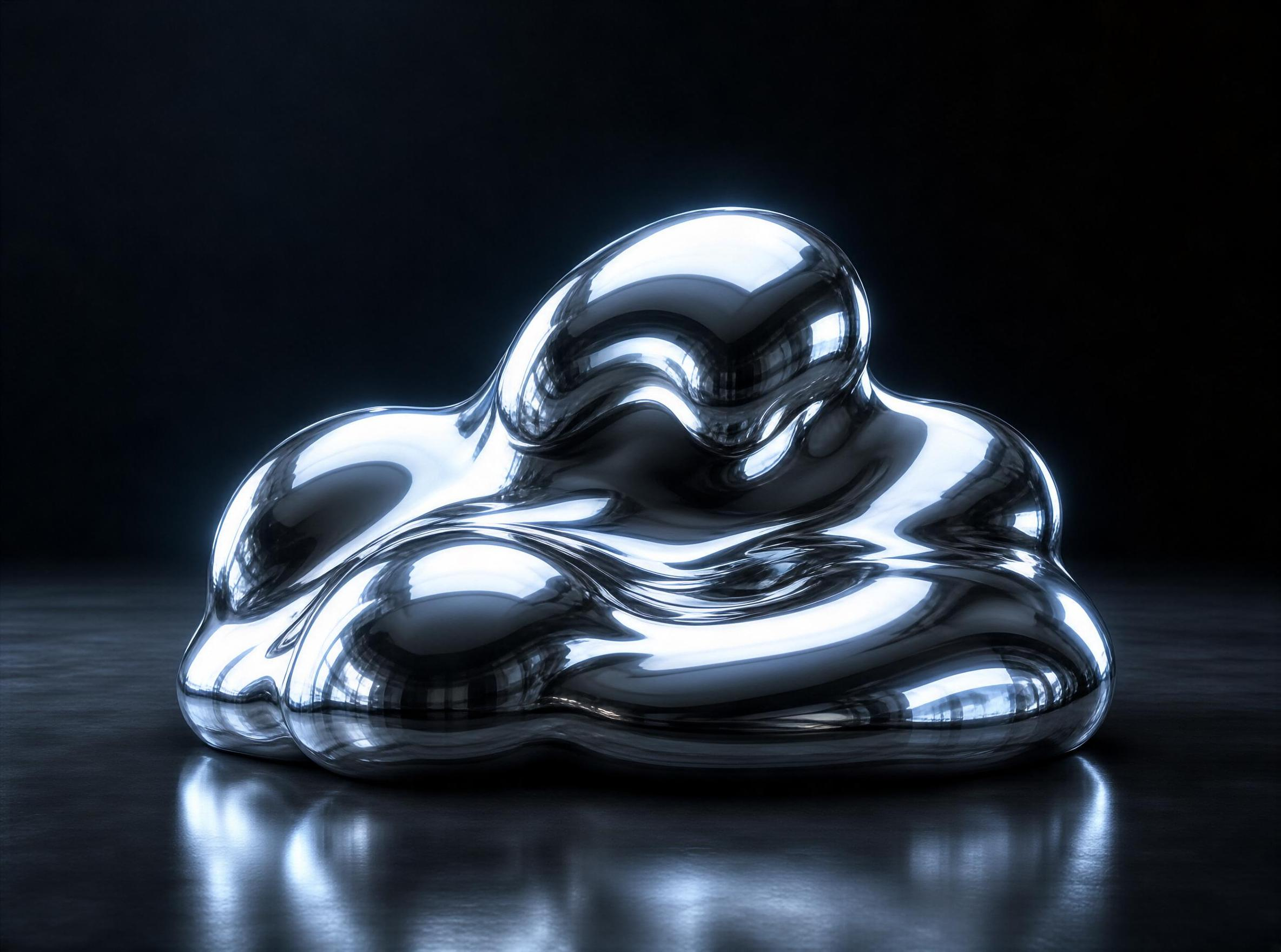 Reflective Chrome Blob